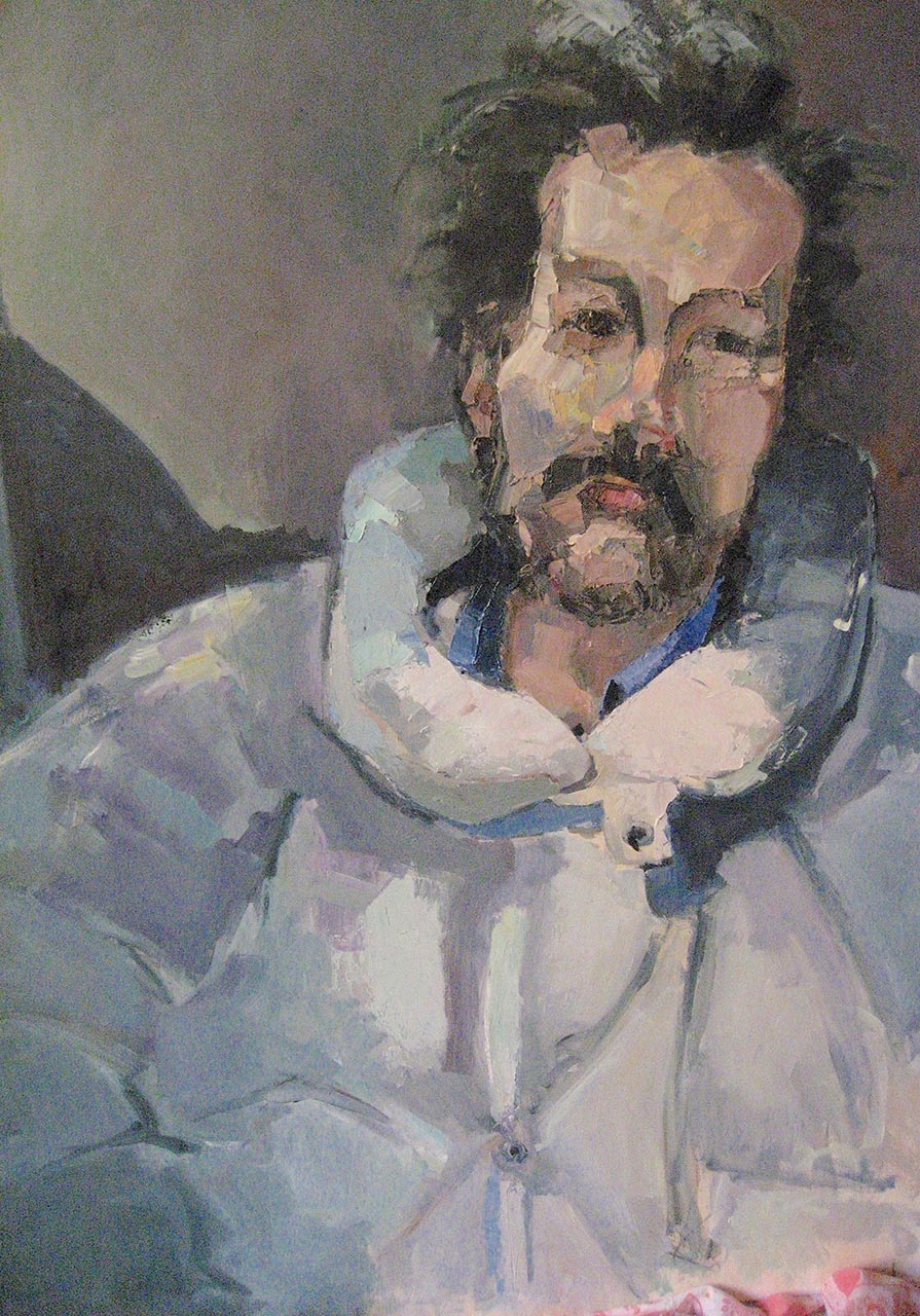 Claudio, cm 130x110, olio su tavola, 2012