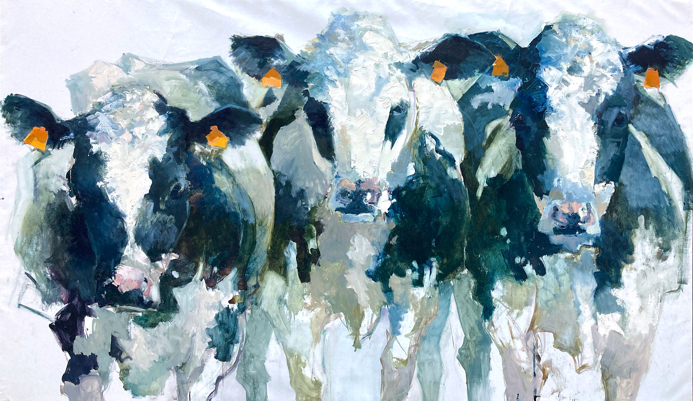 Frisone, cm 121x205, olio su tela, 2021